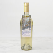 Sneeuwval Waterverf Flessenhanger (Op fles)