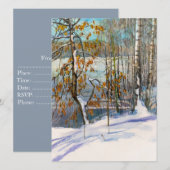 Sneeuwval Waterverf Kaart (Voorkant / Achterkant)