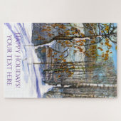 Sneeuwval Waterverf Legpuzzel (Horizontaal)