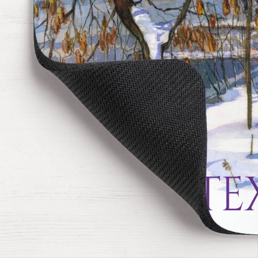 Sneeuwval Waterverf Muismat (Hoek)