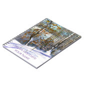 Sneeuwval Waterverf Notitieboek (Linkerzijde)