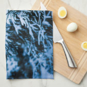 Sneeuwval Winter Kerstboom Theedoek (Quarter Fold)