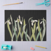  sneeuwval Zwarte Lente Tissuepapier (Craft)