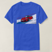 Sneeuwverschuiving 991 911 GT3 RS geïnspireerd T-shirt (Design voorkant)
