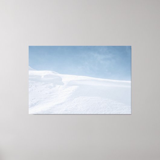 Sneeuwverschuiving Canvas Afdruk (Voorkant)