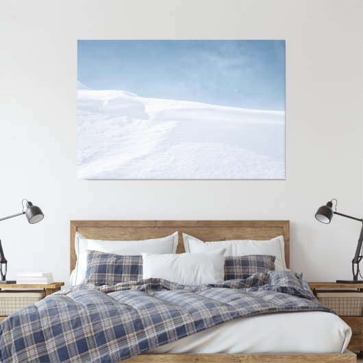 Sneeuwverschuiving Canvas Afdruk (Insitu (Slaapkamer))