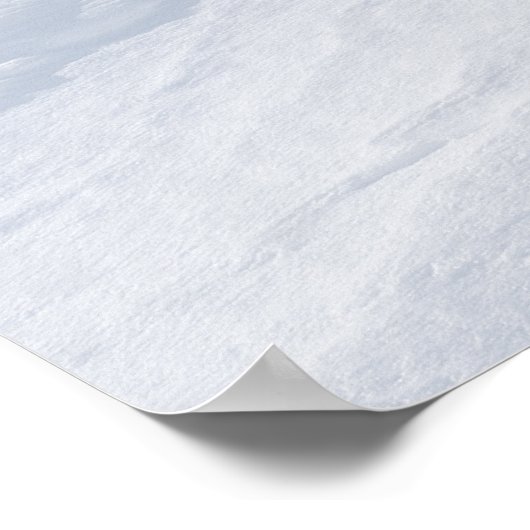 Sneeuwverschuiving Poster (Hoek)