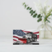 *~* Sneeuwverwijdering Noodlijdende Vrachtwagen AP Visitekaartje (Staand voorkant)