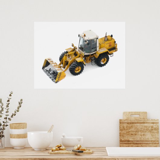 Sneeuwverwijdering Poster (Keuken)