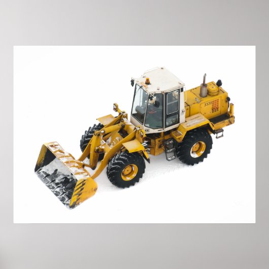 Sneeuwverwijdering Poster (Voorkant)