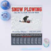 Sneeuwverwijdering. Sneeuwploegdienst.Aangepast sc Flyer (Enkel)