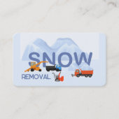 Sneeuwverwijdering Visitekaartje (Voorkant)