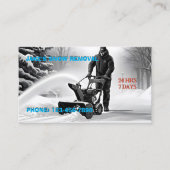 Sneeuwverwijdering Visitekaartje (Voorkant)