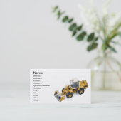 Sneeuwverwijdering Visitekaartje (Staand voorkant)