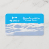 Sneeuwverwijdering Visitekaartje (Voorkant)