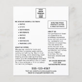 Sneeuwverwijdering Voeg je Logo toe Flyer (Voorkant)