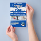 Sneeuwverwijderingsbedrijf Flyer (Hand)