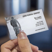 Sneeuwverwijderingsbedrijf Visitekaartje