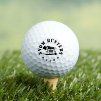 Sneeuwverwijderingsbedrijf Voeg uw logo toe Aangep Golfballen