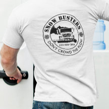 Sneeuwverwijderingsbedrijf Voeg uw logo toe Aangep