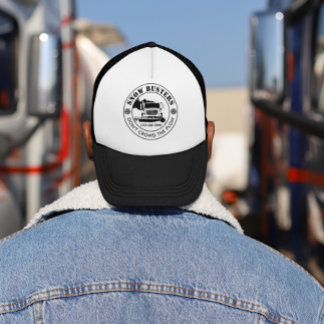 Sneeuwverwijderingsbedrijf Voeg uw logo toe Aangep Trucker Pet