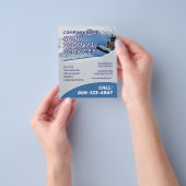 Sneeuwverwijderingsdienst Flyer (Hand)