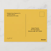 Sneeuwverwijderingsdienst Postkaarten (Achterkant)
