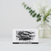 *~* Sneeuwverwijderingsvrachtwagen AP74 Grunge Visitekaartje (Staand voorkant)