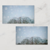 sneeuwVisitekaartje Visitekaartje (Voorkant / Achterkant)