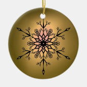 SNEEUWVLAKE GEM KERAMISCH ORNAMENT (Voorkant)