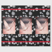 SNEEUWVLAKKEN EN VREDE DOVES CHRISTMAS GIFT Paper Cadeaupapier (Vlak)