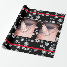 SNEEUWVLAKKEN EN VREDE DOVES CHRISTMAS GIFT Paper Cadeaupapier