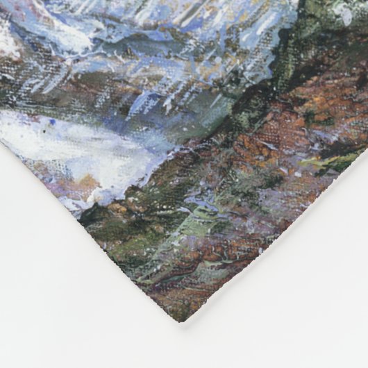 Sneeuwvlies met schroefdraad fleece deken (Hoek)