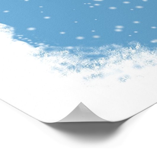 Sneeuwvlinder Poster (Hoek)