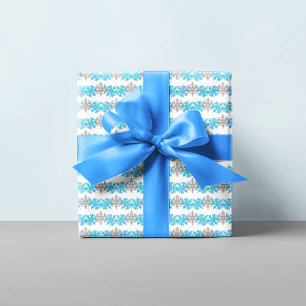 Sneeuwvlinder voor een winter van 1 januari cadeaupapier