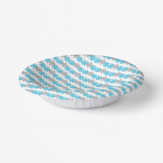 Sneeuwvlinder voor een winter van 1 januari papieren kommen (Gebogen)