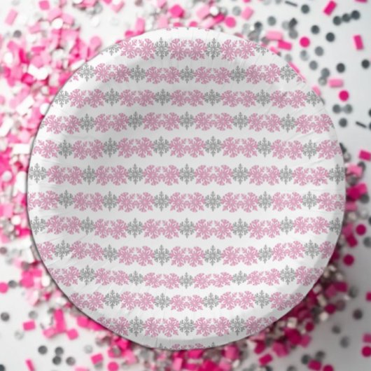 Sneeuwvlinder voor een winter van 1 januari papieren kommen