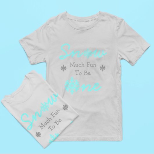 Sneeuwvlinder voor een winter van 1 januari t-shirt