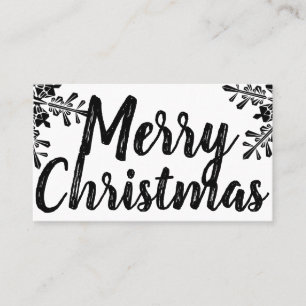 sneeuwvloeken maken leuk visitekaartje voor vrolij