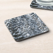 Sneeuwvloerstructuur Bier Onderzetter (Linkerzijde)