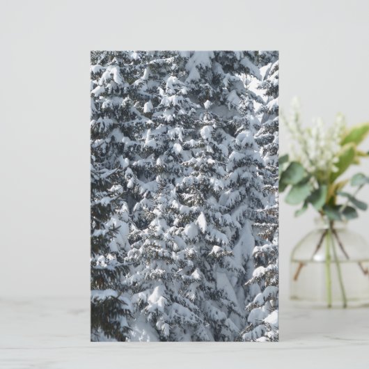 Sneeuwvloerstructuur Briefpapier (Staand voorkant)