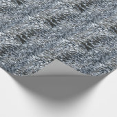 Sneeuwvloerstructuur Cadeaupapier (Hoek)