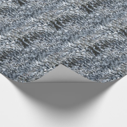 Sneeuwvloerstructuur Cadeaupapier (Hoek)