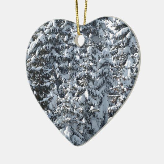 Sneeuwvloerstructuur Keramisch Ornament (Links)