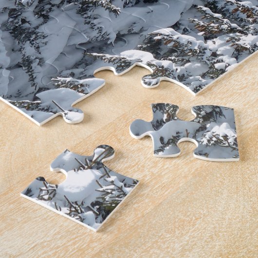 Sneeuwvloerstructuur Legpuzzel (Zijkant)