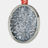 Sneeuwvloerstructuur Metalen Ornament (Links)