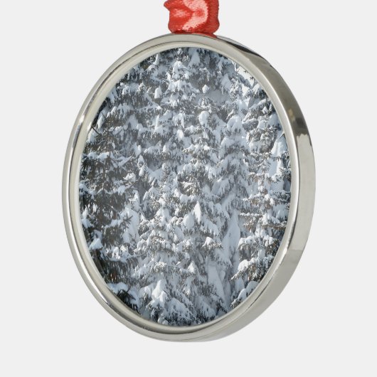 Sneeuwvloerstructuur Metalen Ornament (Links)