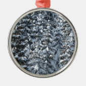 Sneeuwvloerstructuur Metalen Ornament (Voorkant)