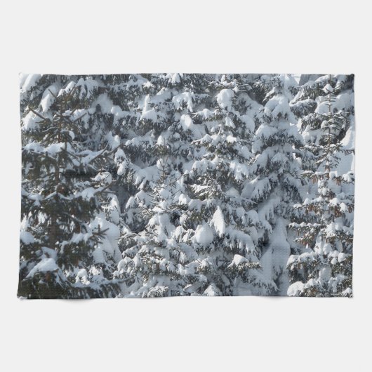 Sneeuwvloerstructuur Theedoek (Horizontaal)