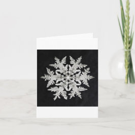 Sneeuwvlok 2 kerstkaart feestdagen kaart